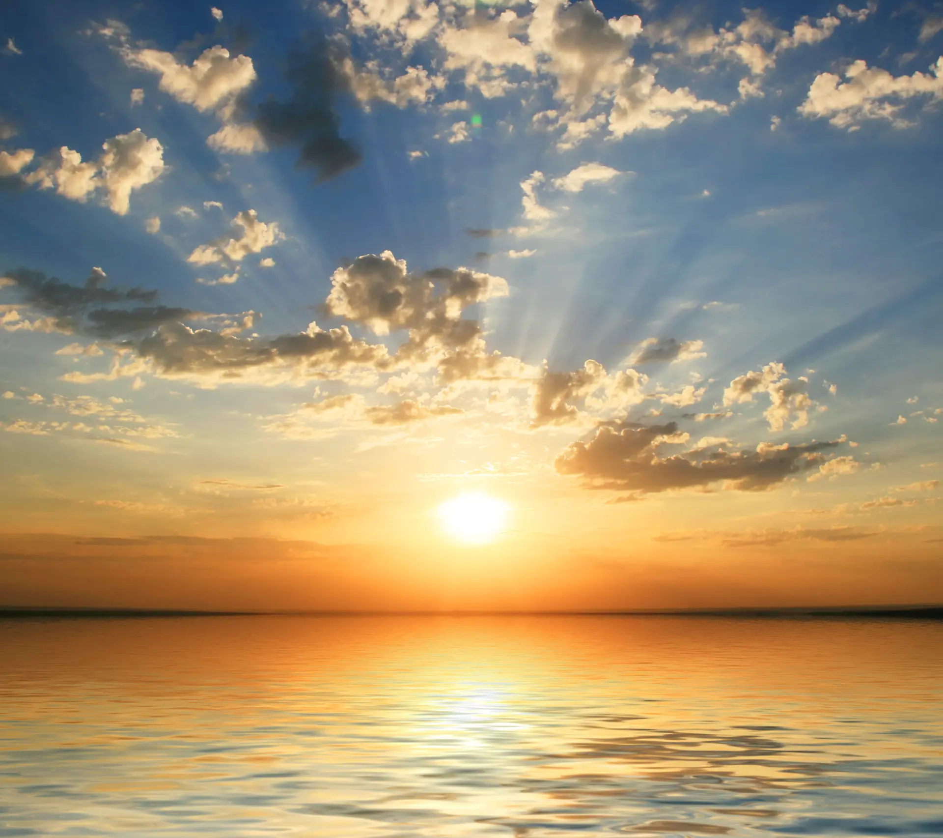 coucher de soleil sur le golfe de Saint-Tropez